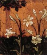 Upper Rhenish Master Details of The Little Garden of Paradise France oil painting reproduction